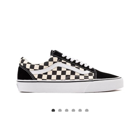 Women’s vans Old Skool checkerboard skate shoes size 7.5 - Picture 2 of 11